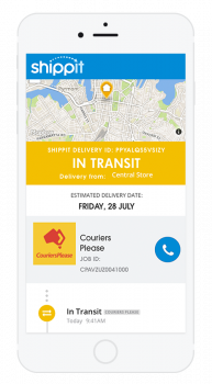 Shippit intransit tracking page